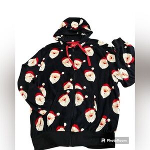 NWT! Festive Polar Fleece Lounge Hoodie​​​​